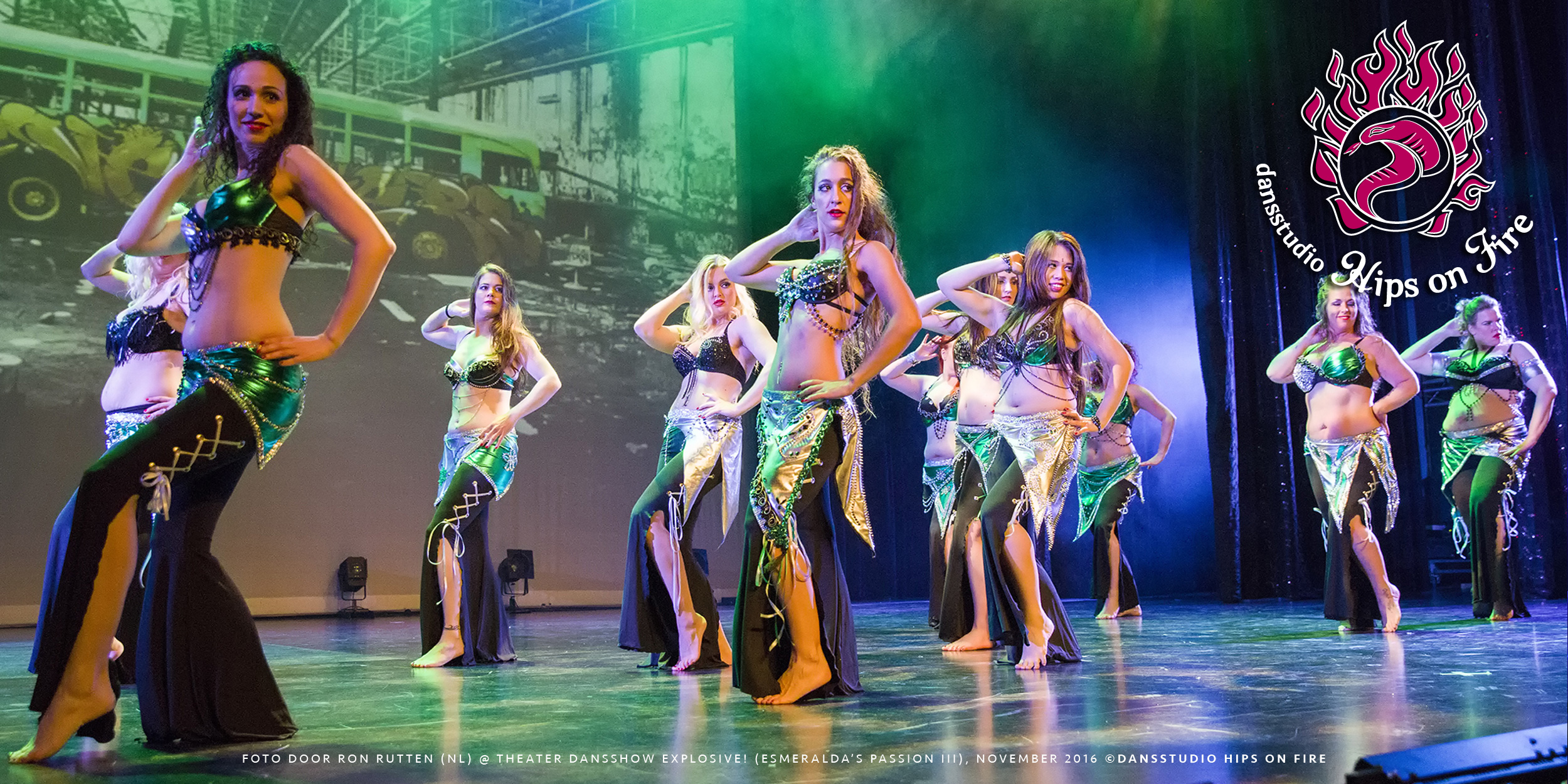 Cybele hiphop bellydance crossover choreography on Cybele, Dance show Explosive, Esmeralda's Passion 3, November 2016